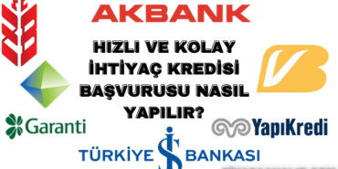 Hızlı ve Kolay İhtiyaç Kredisi Başvurusu Nasıl Yapılır?