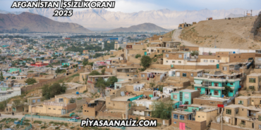 Afganistan İşsizlik Oranı 2025