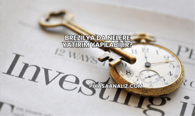 Brezilya'da Nelere Yatırım Yapılabilir?