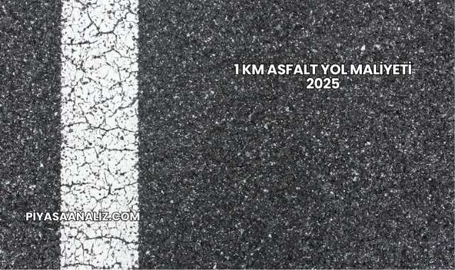1 Km Asfalt Yol Maliyeti 2025