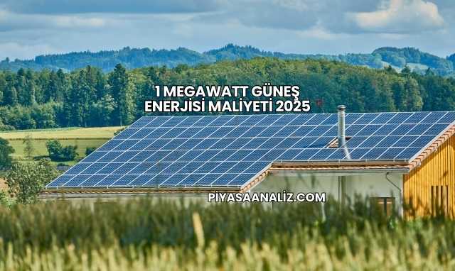 1 Megawatt Güneş Enerjisi Maliyeti 2025