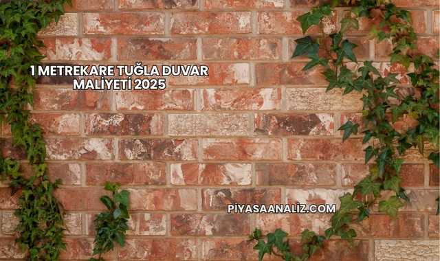 1 Metrekare Tuğla Duvar Maliyeti 2025