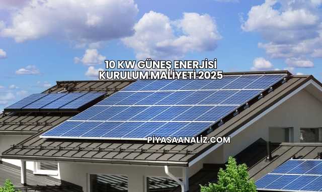 10 Kw Güneş Enerjisi Kurulum Maliyeti 2025