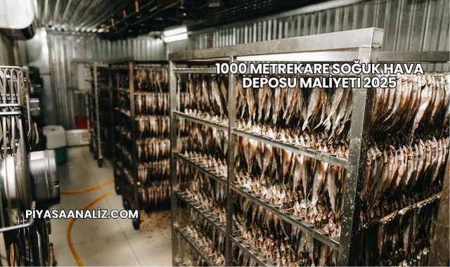 1000 Metrekare Soğuk Hava Deposu Maliyeti 2025