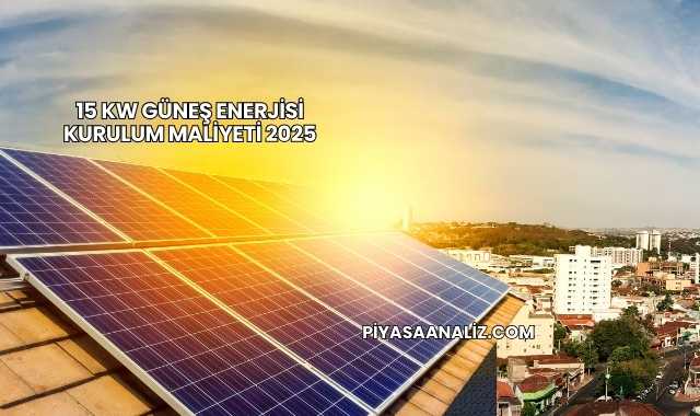 15 Kw Güneş Enerjisi Kurulum Maliyeti 2025