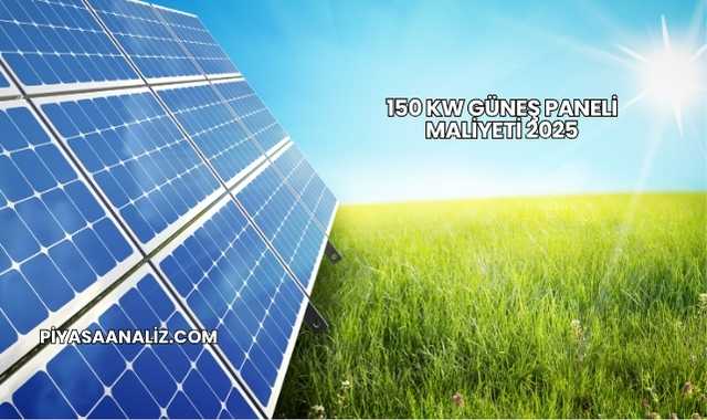 150 KW Güneş Paneli Maliyeti 2025