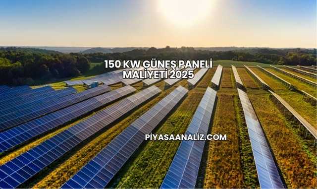 150 KW Güneş Paneli Maliyeti 2025