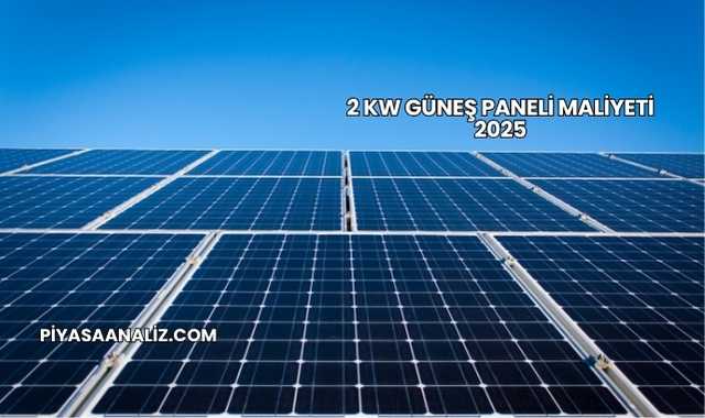 2 kW Güneş Paneli Maliyeti 2025
