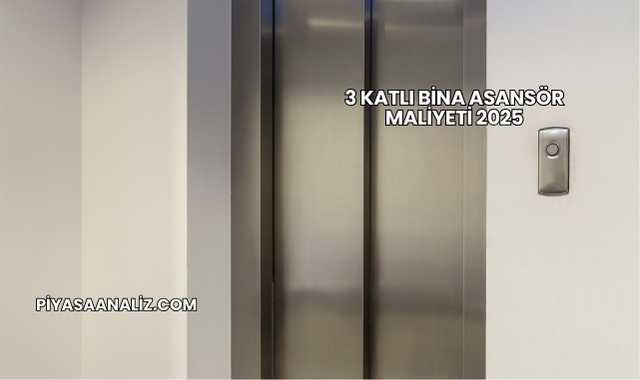 3 Katlı Bina Asansör Maliyeti 2025