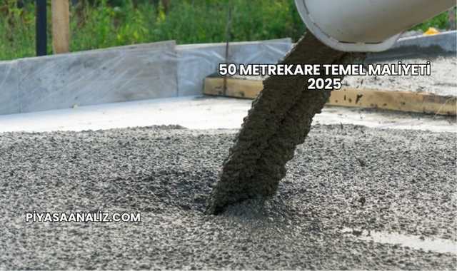 50 Metrekare Temel Maliyeti 2025