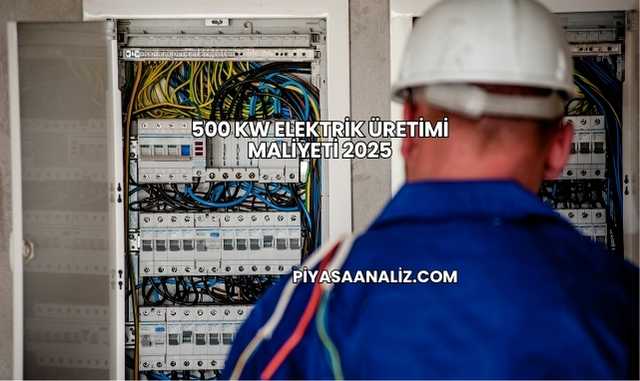 500 kW Elektrik Üretimi Maliyeti 2025
