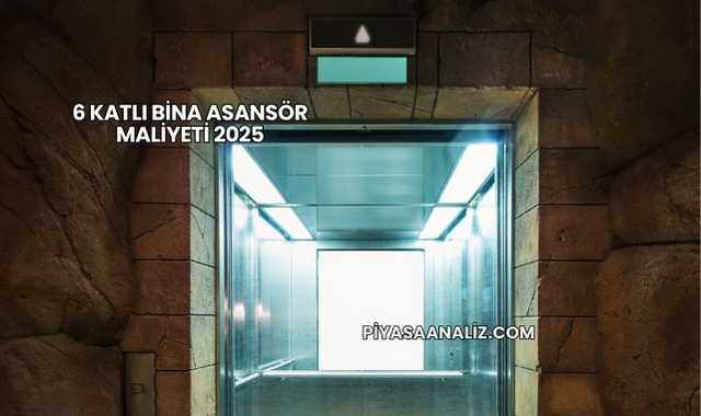 6 Katlı Bina Asansör Maliyeti 2025