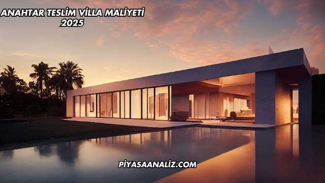 Anahtar Teslim Villa Maliyeti 2025