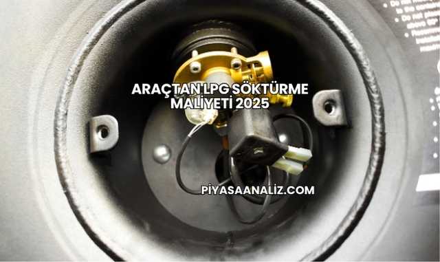 Araçtan LPG Söktürme Maliyeti 2025