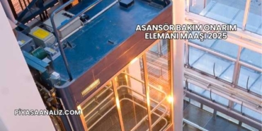 Asansör Bakım Onarım Elemanı Maaşı 2025
