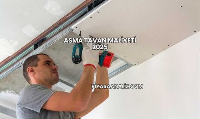 Asma Tavan Maliyeti 2025