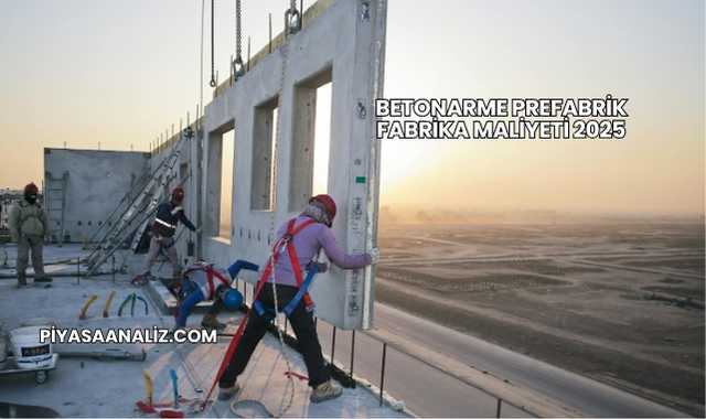 Betonarme Prefabrik Fabrika Maliyeti 2025