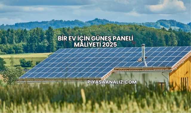 Bir Ev İçin Güneş Paneli Maliyeti 2025