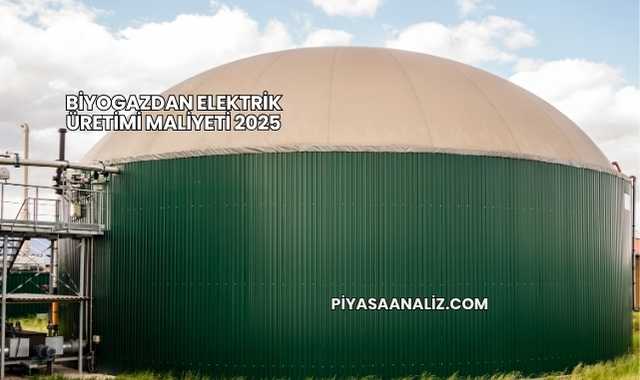 Biyogazdan Elektrik Üretimi Maliyeti 2025