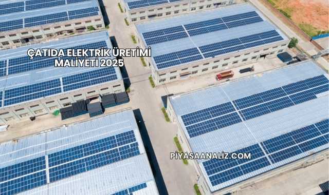 Çatıda Elektrik Üretimi Maliyeti 2025