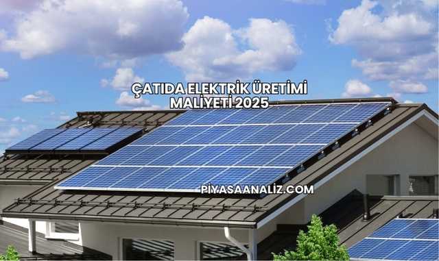 Çatıda Elektrik Üretimi Maliyeti 2025