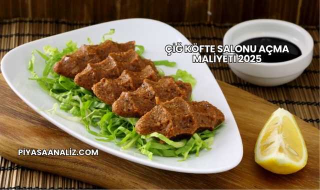 Çiğ Köfte Salonu Açma Maliyeti 2025
