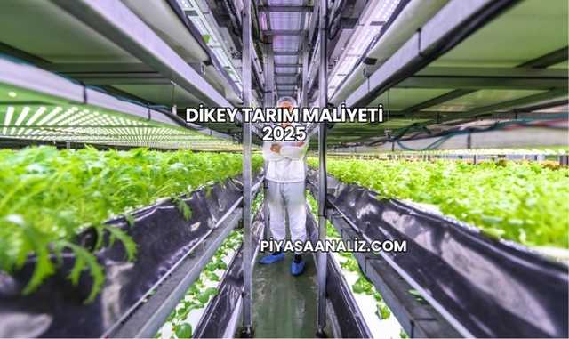 Dikey Tarım Maliyeti 2025