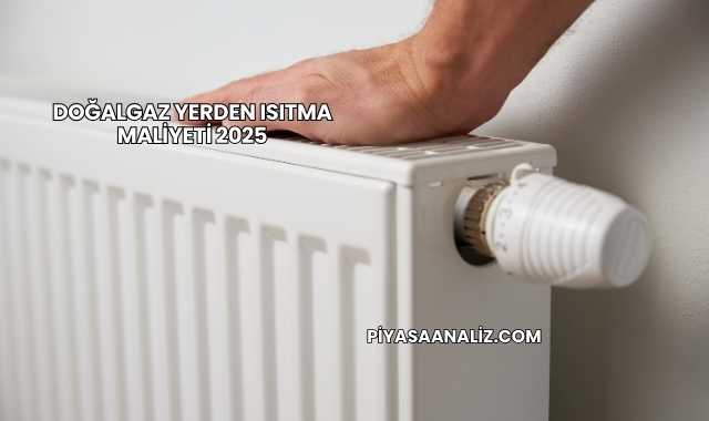 Doğalgaz Yerden Isıtma Maliyeti 2025