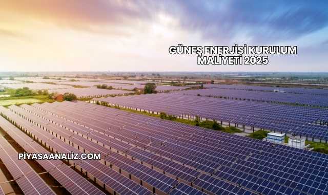 Güneş Enerjisi Kurulum Maliyeti 2025