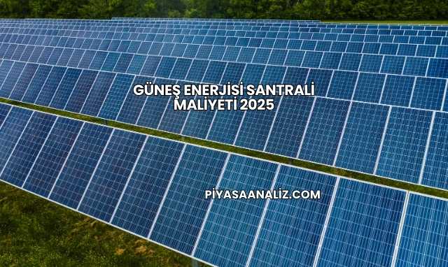 Güneş Enerjisi Santrali Maliyeti 2025