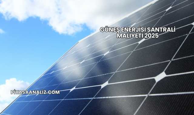 Güneş Enerjisi Santrali Maliyeti 2025