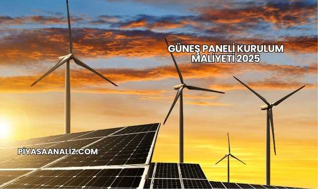 Güneş Paneli Kurulum Maliyeti 2025