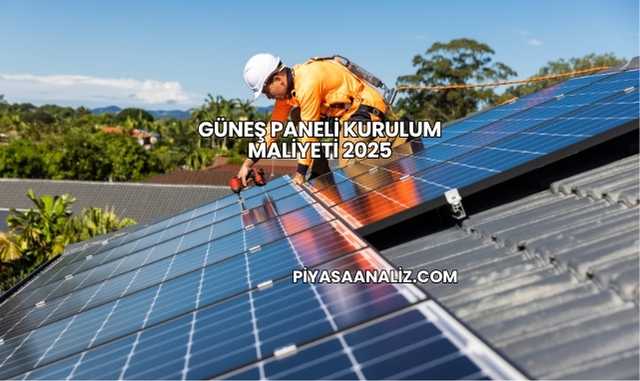 Güneş Paneli Kurulum Maliyeti 2025