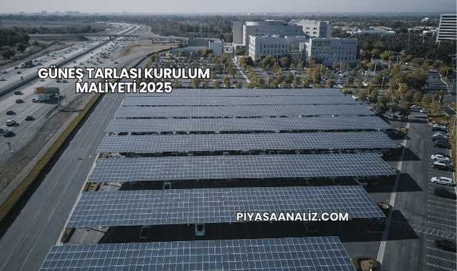 Güneş Tarlası Kurulum Maliyeti 2025