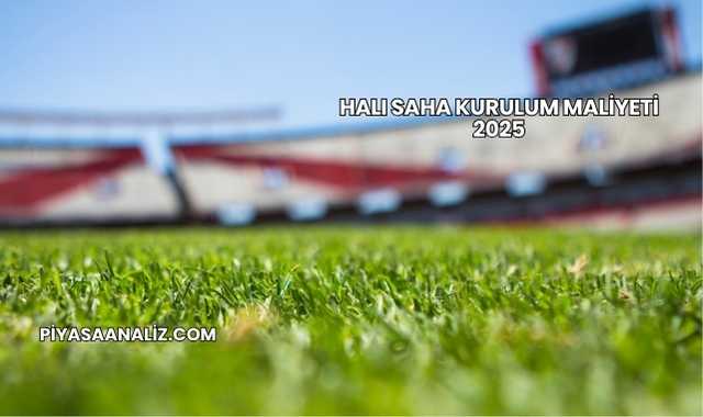 Halı Saha Kurulum Maliyeti 2025