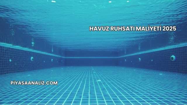 Havuz Ruhsatı Maliyeti 2025