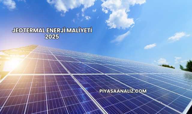Jeotermal Enerji Maliyeti 2025