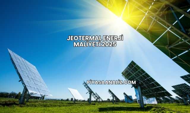 Jeotermal Enerji Maliyeti 2025