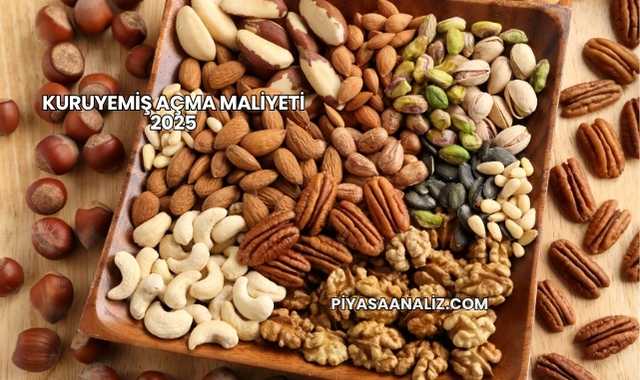 Kuruyemiş Açma Maliyeti 2025