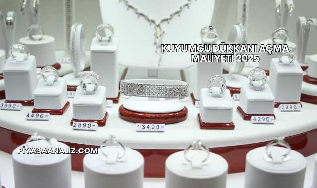 Kuyumcu Dükkanı Açma Maliyeti 2025