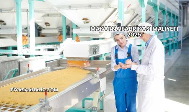 Makarna Fabrikası Maliyeti 2025