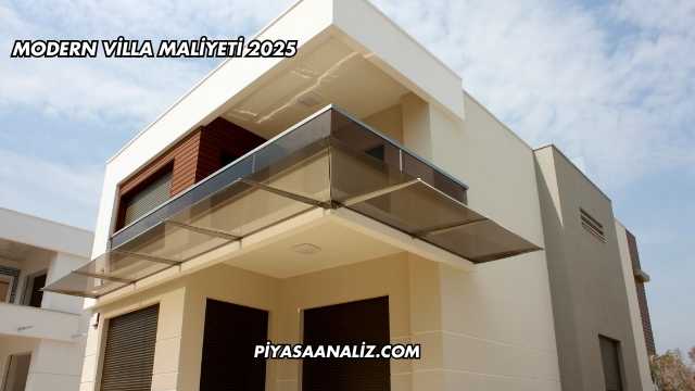 Modern Villa Maliyeti 2025