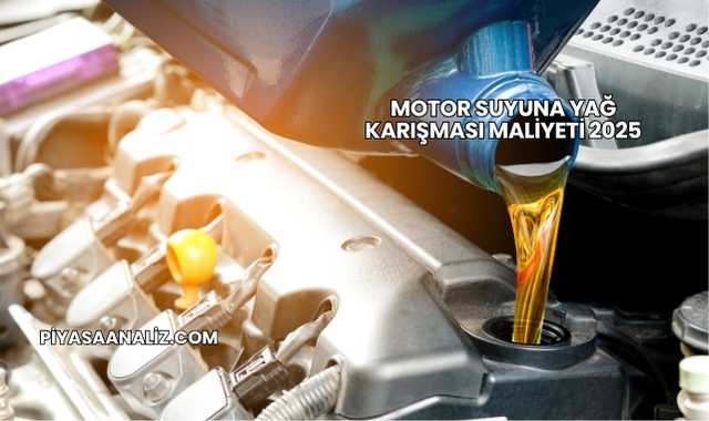 Motor Suyuna Yağ Karışması Maliyeti 2025