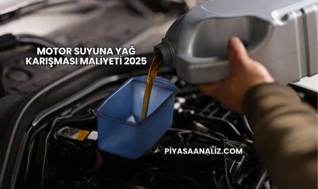 Motor Suyuna Yağ Karışması Maliyeti 2025
