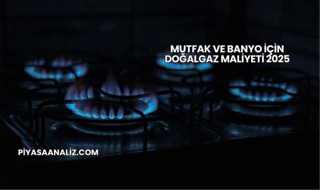 Mutfak ve Banyo İçin Doğalgaz Maliyeti 2025