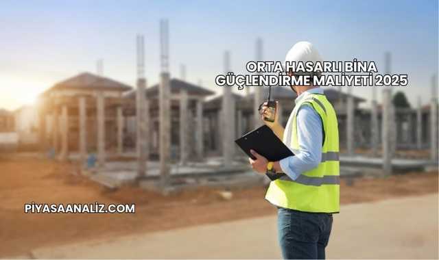 Orta Hasarlı Bina Güçlendirme Maliyeti 2025