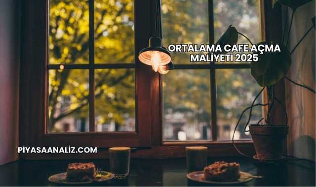 Ortalama Cafe Açma Maliyeti 2025