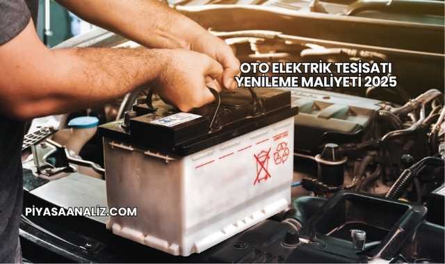 Oto Elektrik Tesisatı Yenileme Maliyeti 2025