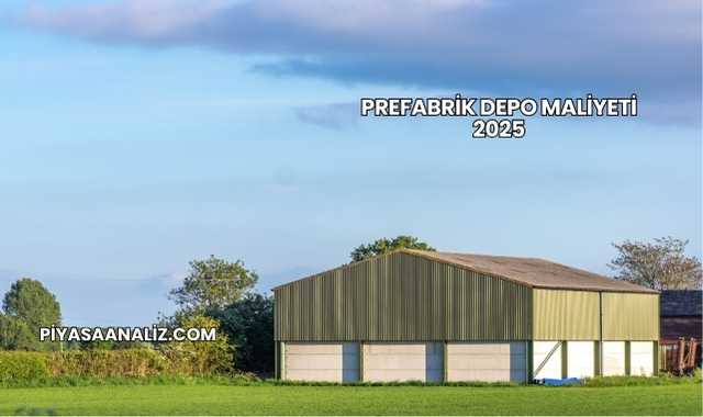 Prefabrik Depo Maliyeti 2025