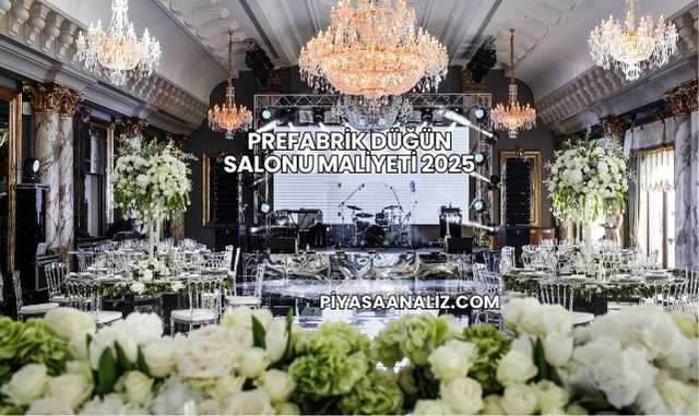 Prefabrik Düğün Salonu Maliyeti 2025